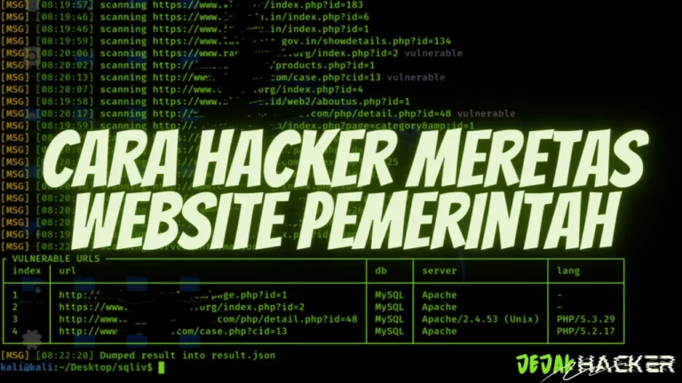 Cara Hacker Meretas Website Pemerintah, Ilmu Cybersecurity