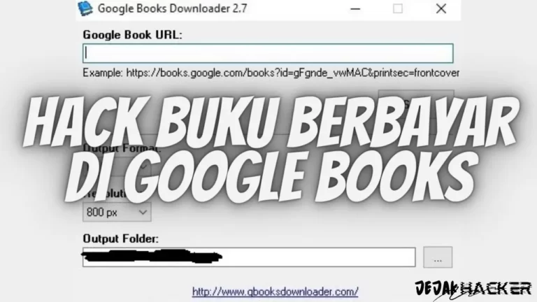 Hack Buku Berbayar di Google Books Online Gratis